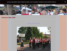 Tablet Screenshot of orkiestra.gokdobrzenwielki.pl